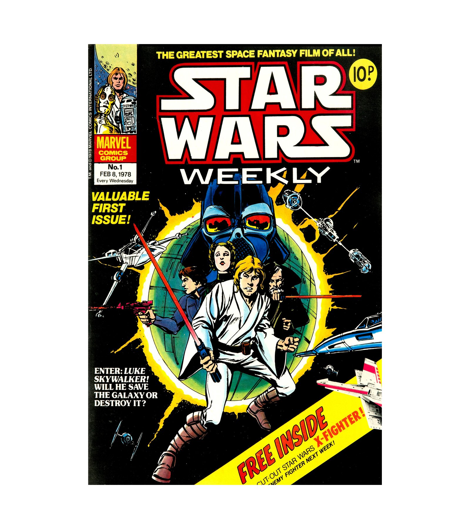 1978 Star Wars Weekly 1 (Marvel) 