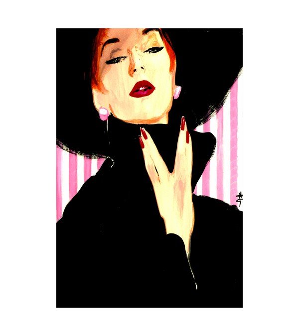 1955 Rene Gruau Ad for Peggy Sue