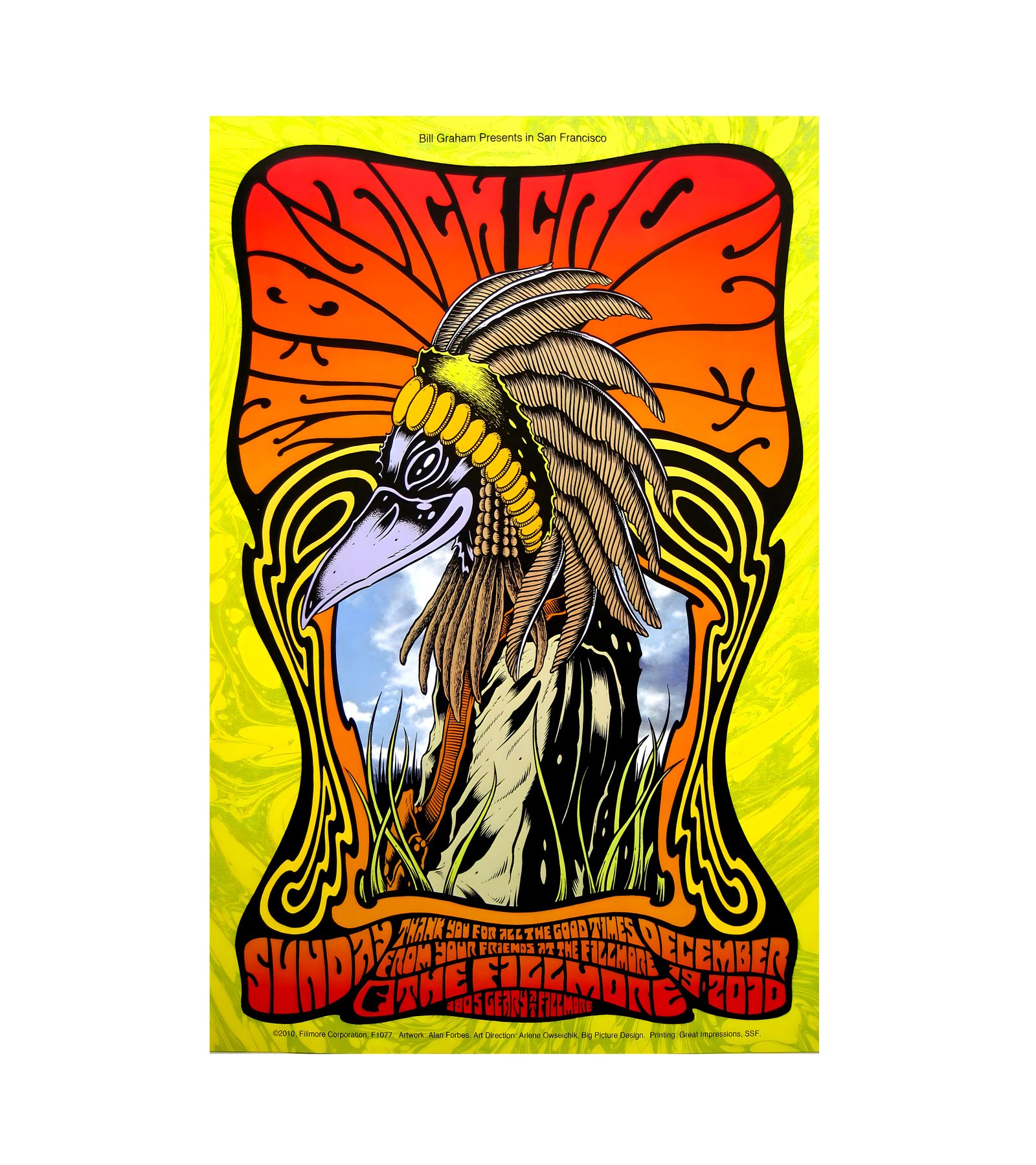 2010 F-1077 The Black Crowes Fillmore 