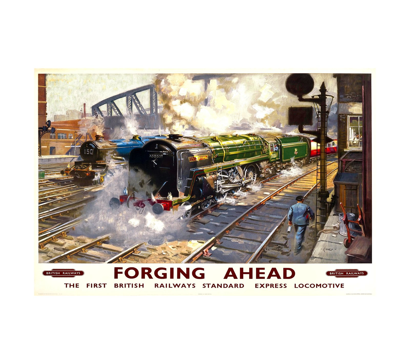 1906 Forging Ahead British Railways 