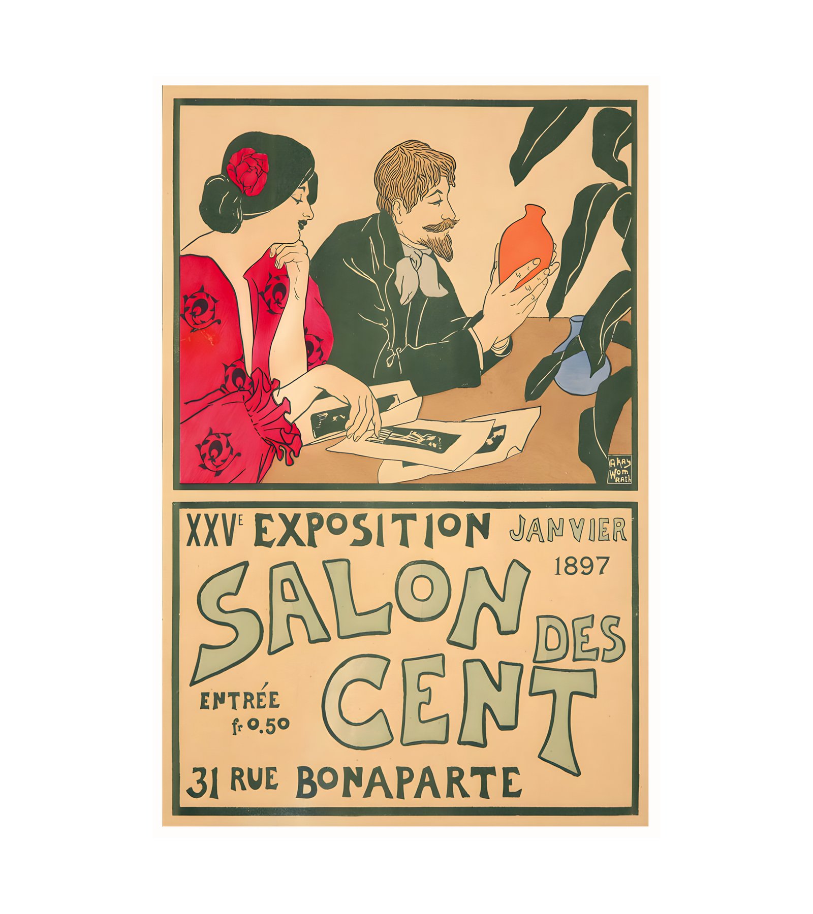 1897 ANDREW K. WOMRATH - Salon des Cent 