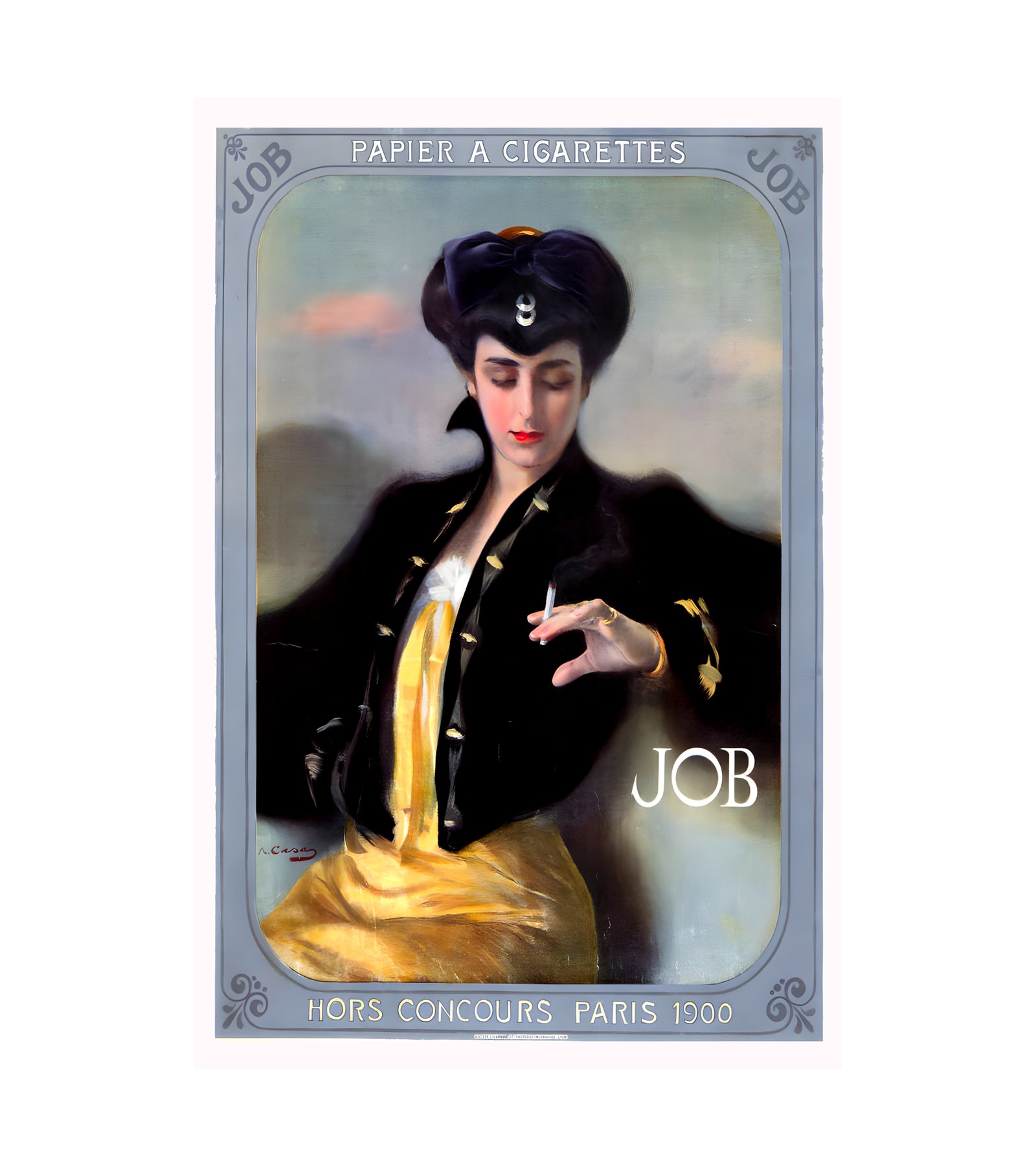 1901 RAMON CASAS - Job Societe Lyonnaise de Photochromogravure, Lyon 