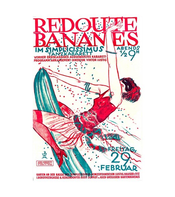 1924 Redoute Bananes  (Red Bananas (German Cabaret)