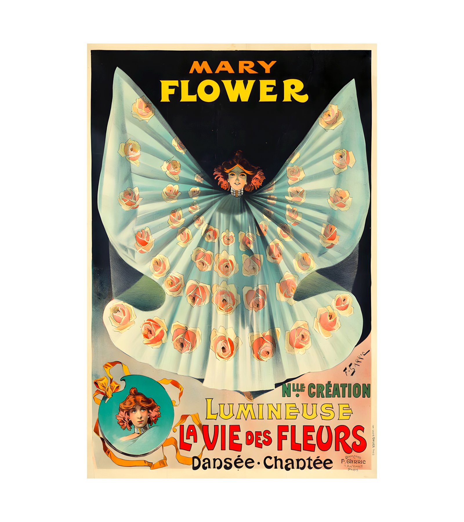 1896 FERNAND GARRIC - Mary Flower - Imp. Louis Galice, Paris 