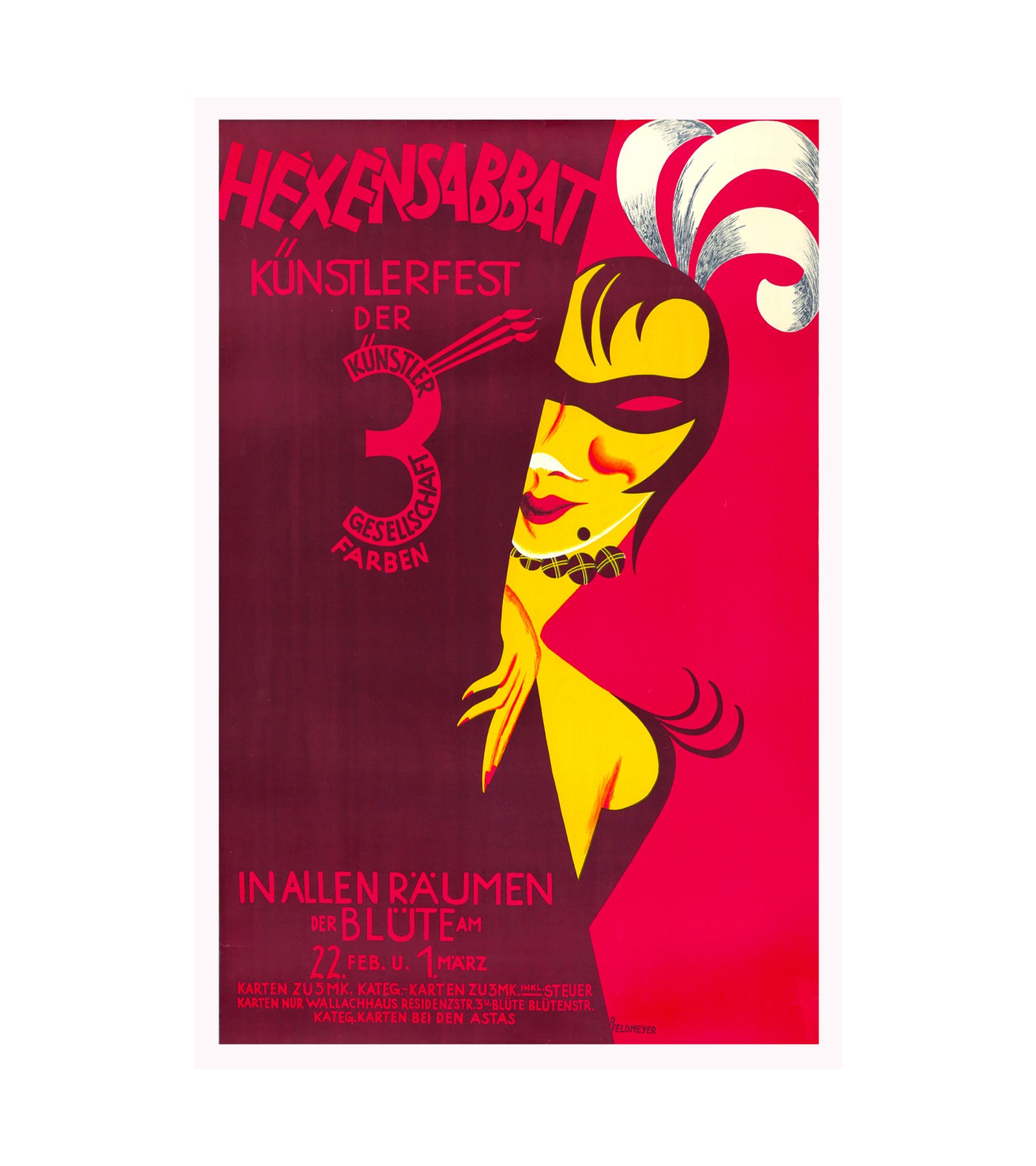 1930 Hexensabbat Kunstlerfest