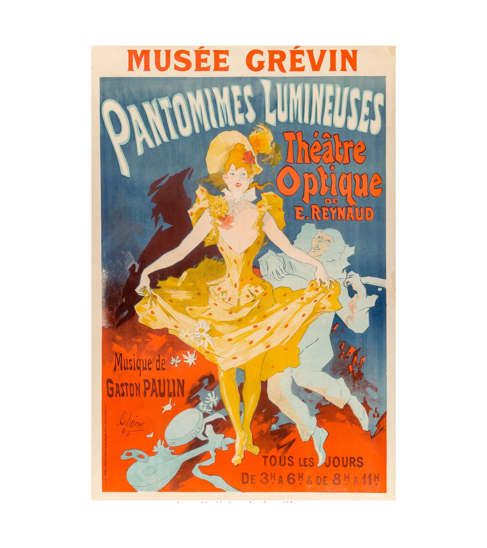 1892 Pantomimes Lumineuses - Jules Cheret 