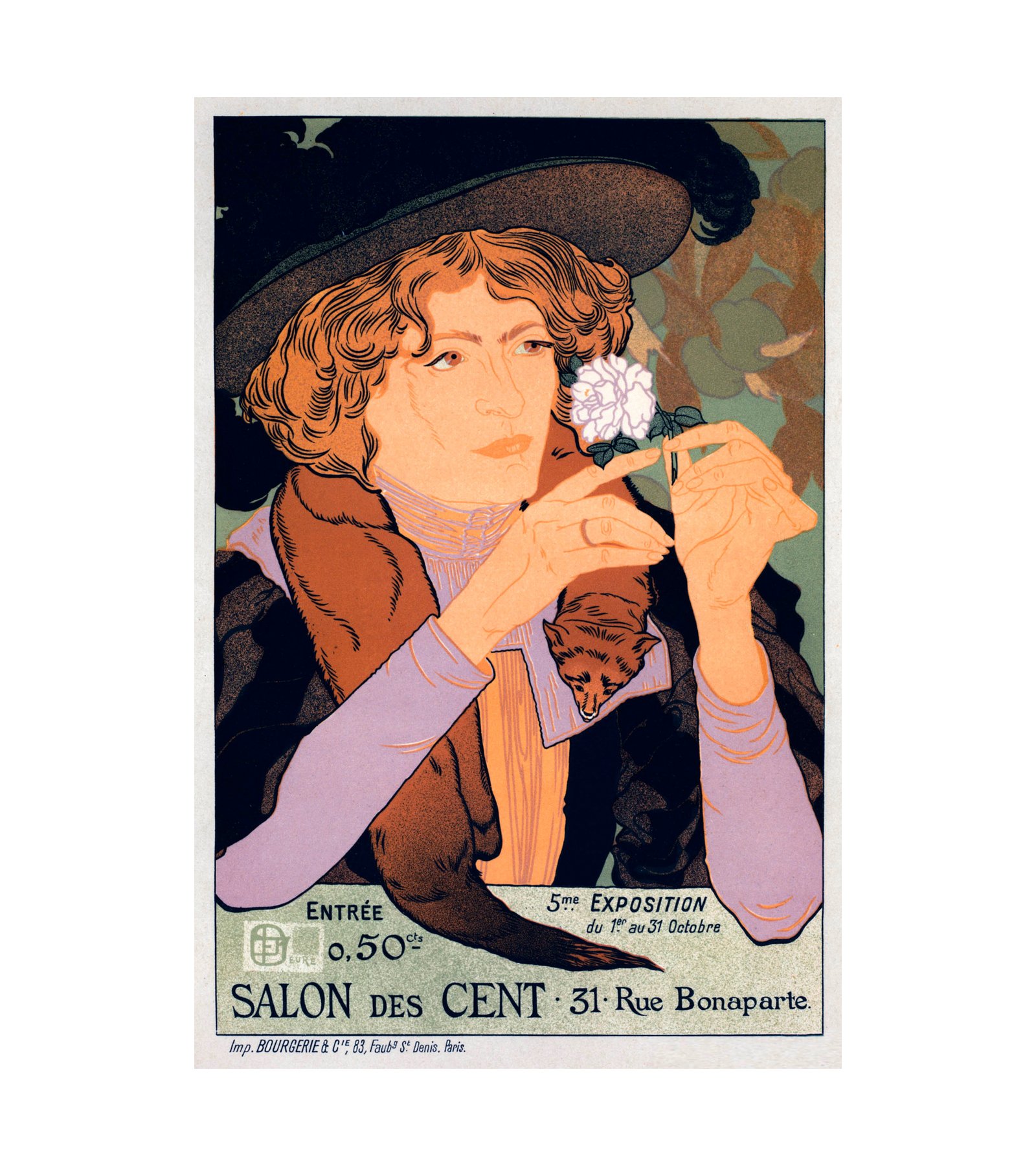 1896 le Salon des Cent 5e Exposition d'Art Georges de Feure 