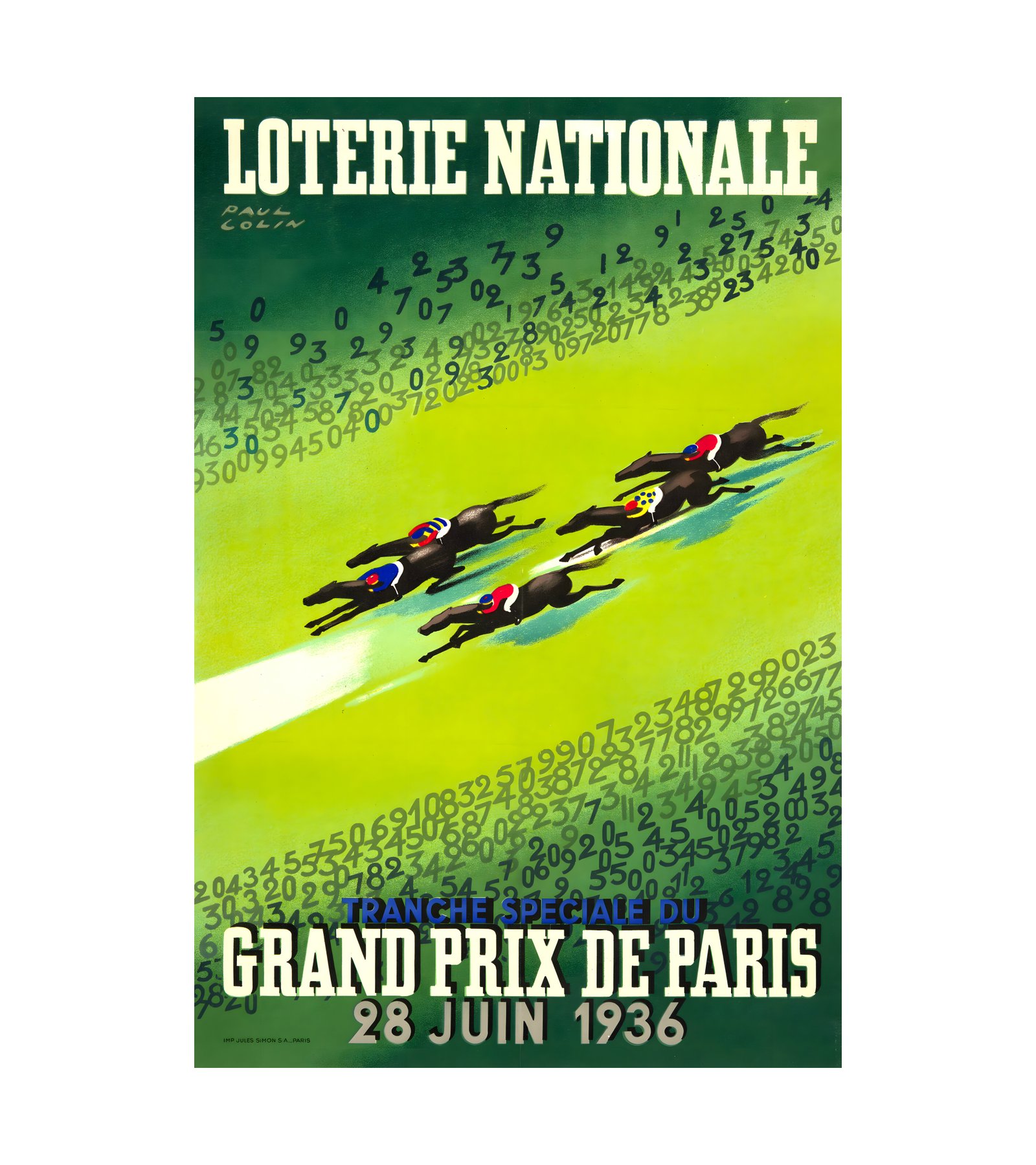 1936 Loterie Nationale - Grand Prix de Paris 
