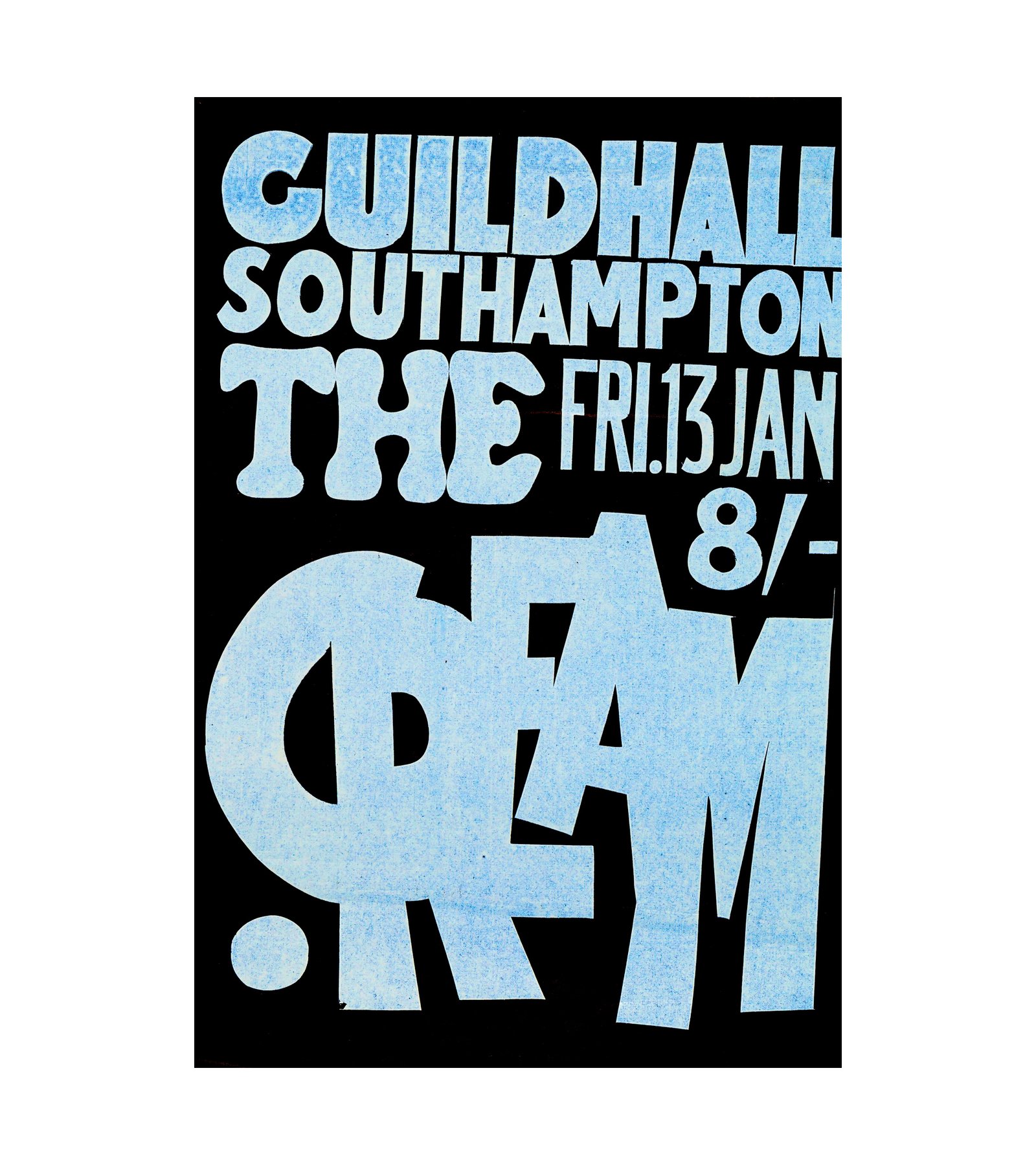 1967 Cream (Eric Clapton) Southampton U.K