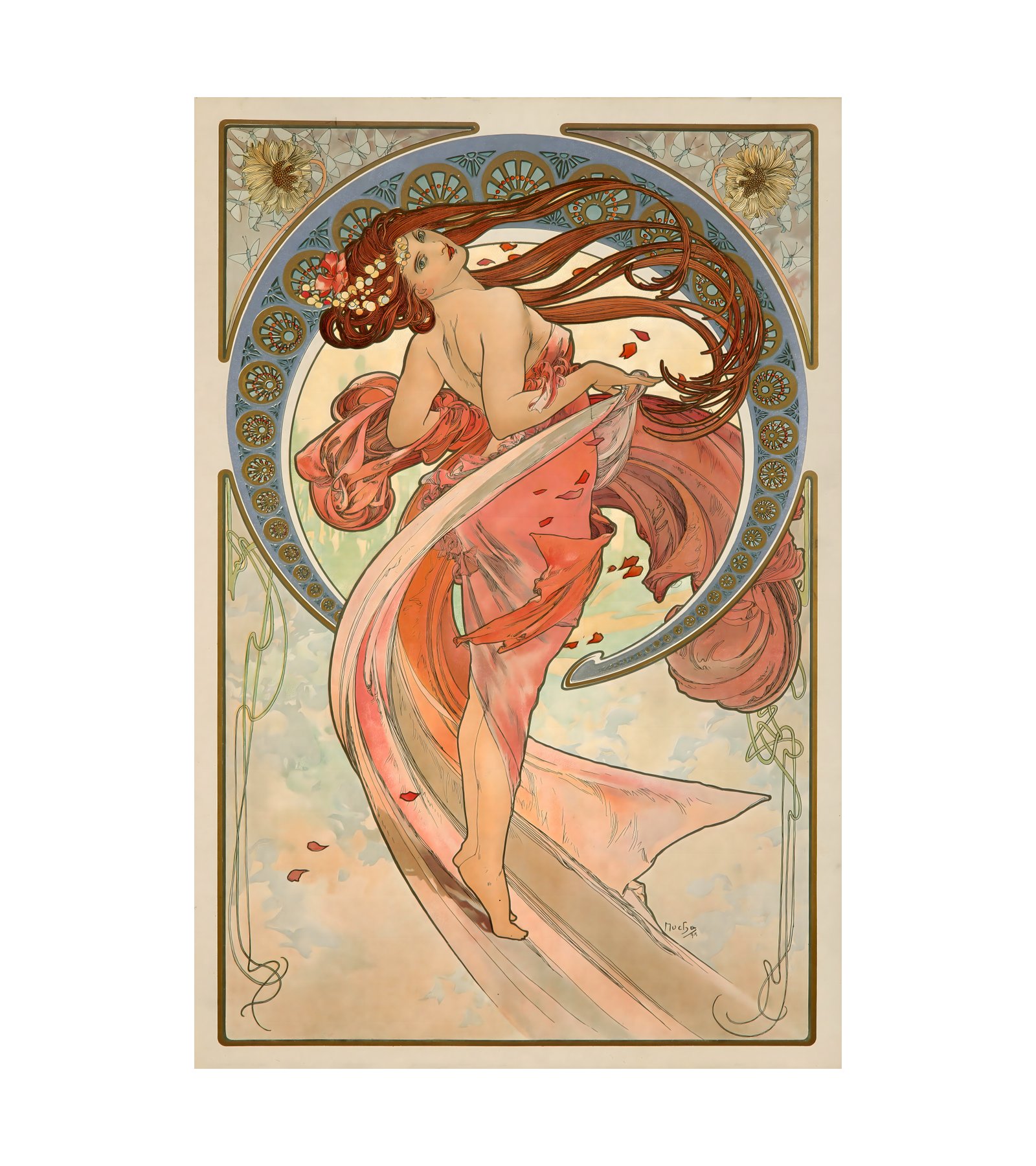 1898 ALPHONSE MUCHA (Art Nouveau) The Arts - Imp. F. Champenois, Paris.jpg 