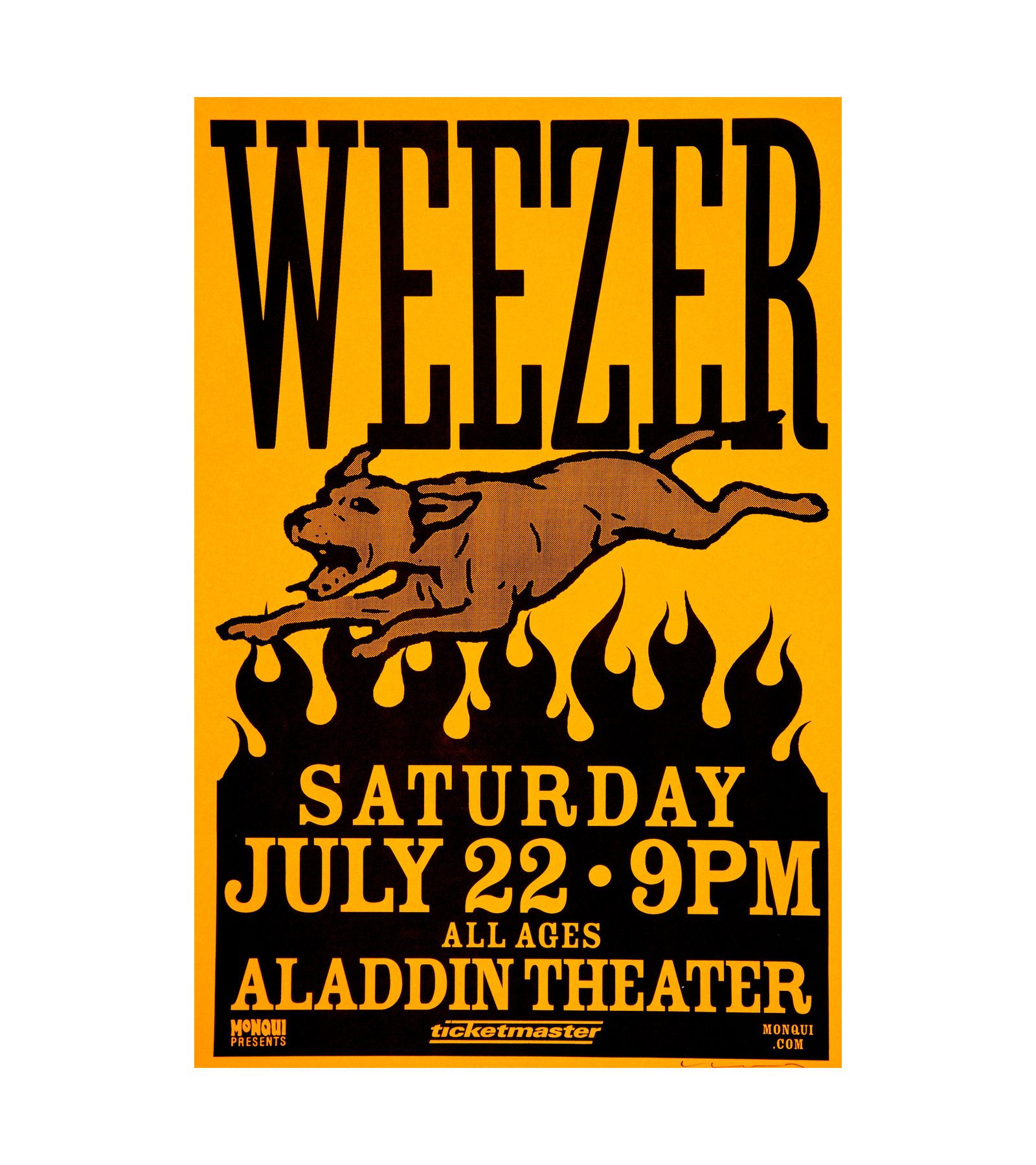 2000 Weezer Aladdin Theater 