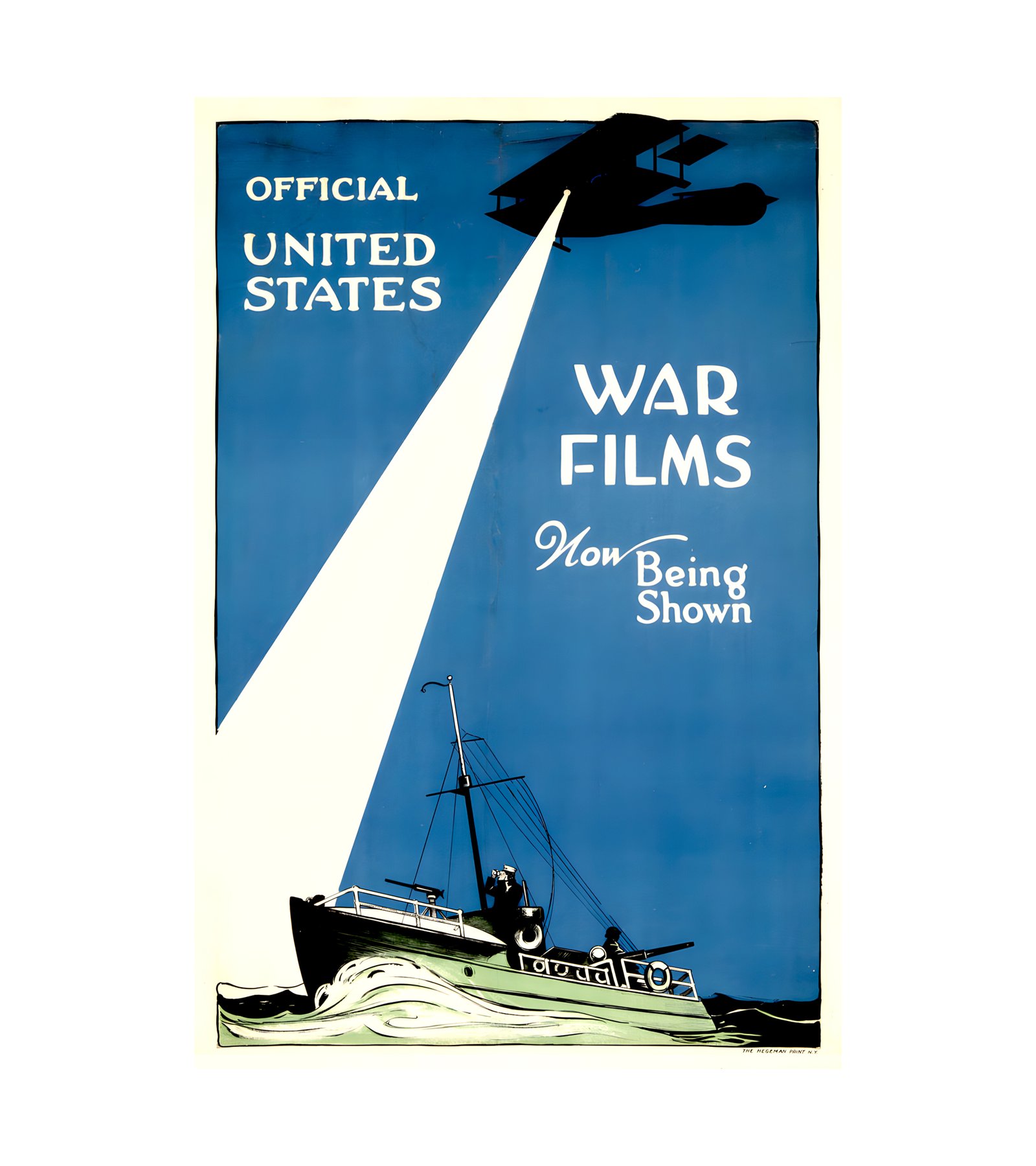 1918 HORACE DEVITT WELSH - Official United States War Films - The Hegeman Print, NY 