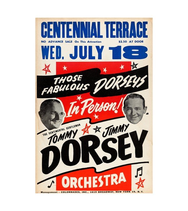 1956 Dorsey Brothers Centennial Terrace (Very Rare) 