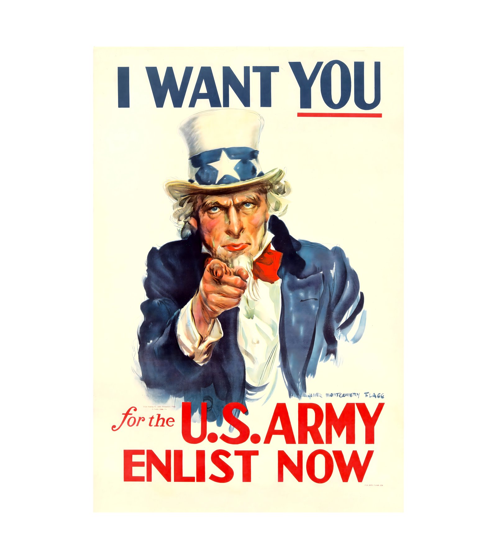 1940 JAMES MONTGOMERY FLAGG - I Want You for the U.S. Army 