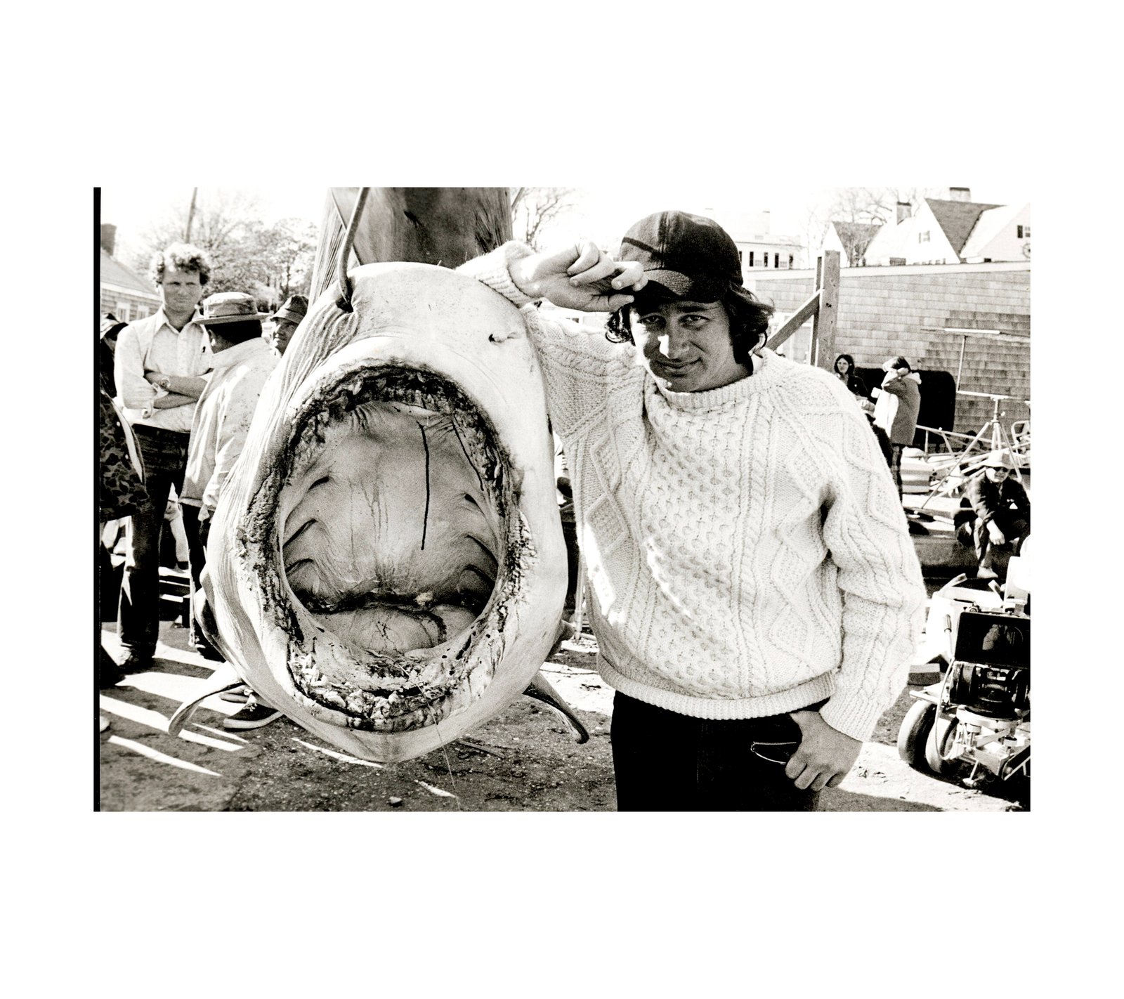 1975 Jaws (Universal) Steven Spielberg and Shark 