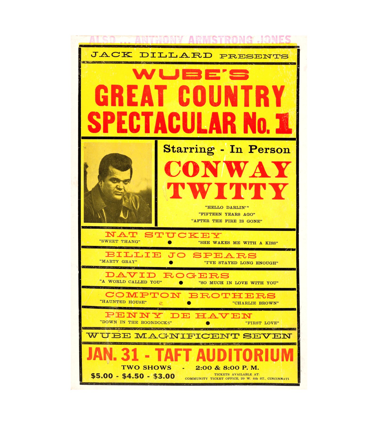 1970 Conway Twitty - WUBE's Great Country Spectacular 