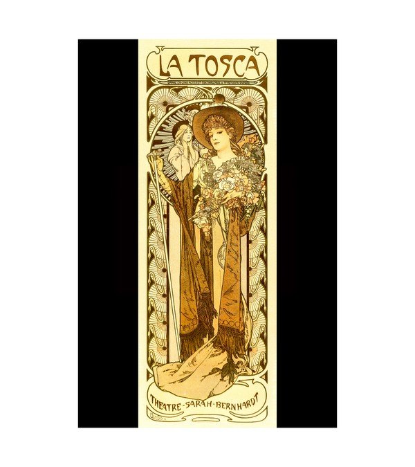 1898 La Tosca Alphonse Mucha