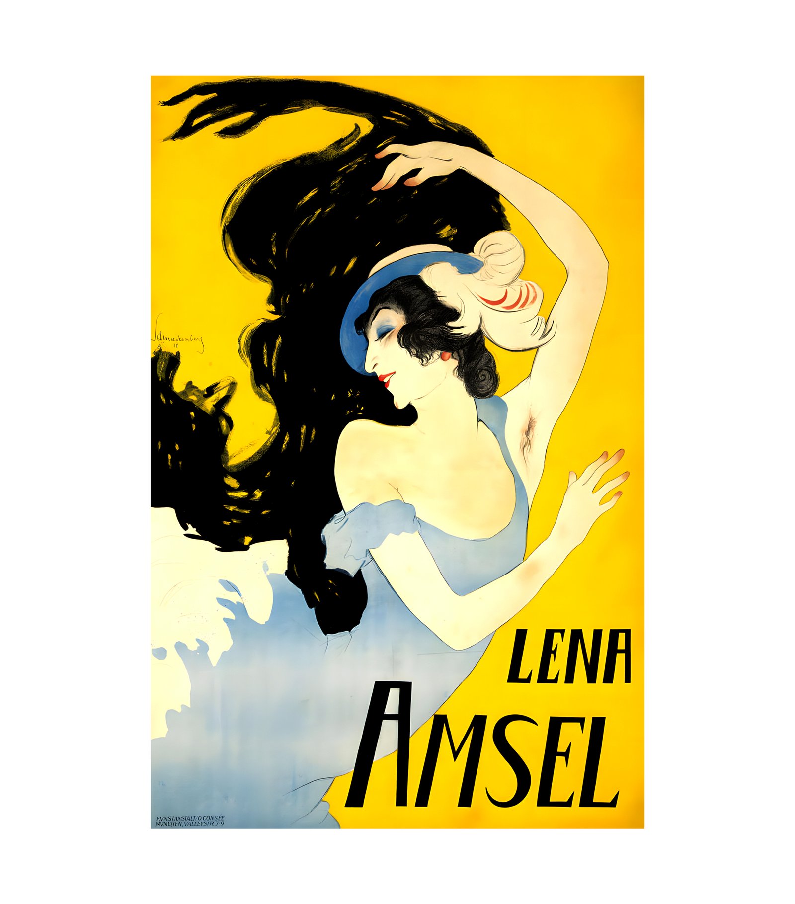 1918 WALTER SCHNACKENBERG - Lena Amsel Oscar Consee, Munchen 