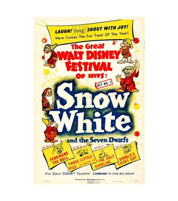 1940 Snow White and the Seven Dwarfs 