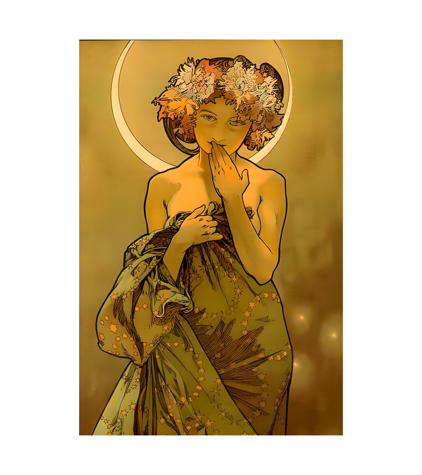 1902 ALPHONSE MUCHA (1860-1939) The Stars- Imp. F. Champenois, Paris 