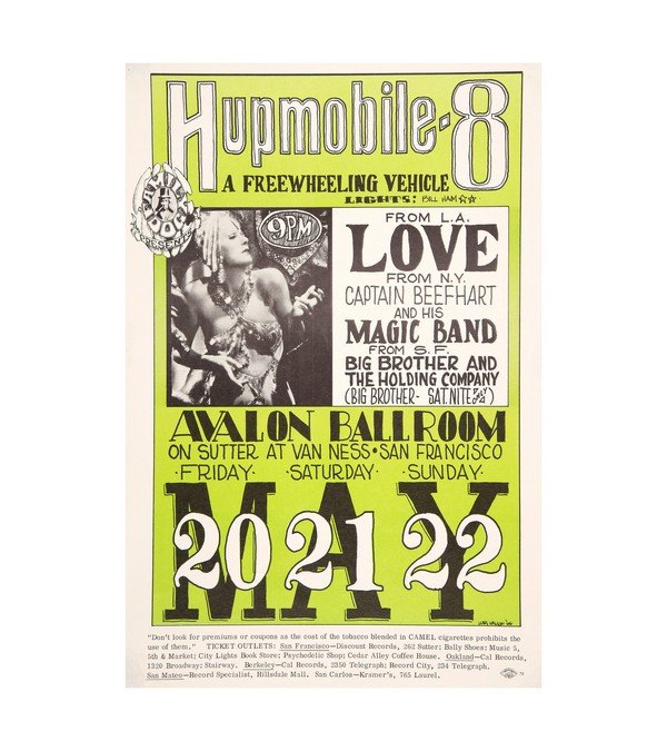 1966 FD-9 Love, Captain Beefheart, BBHC 'Hupmobile-8' Family Dog