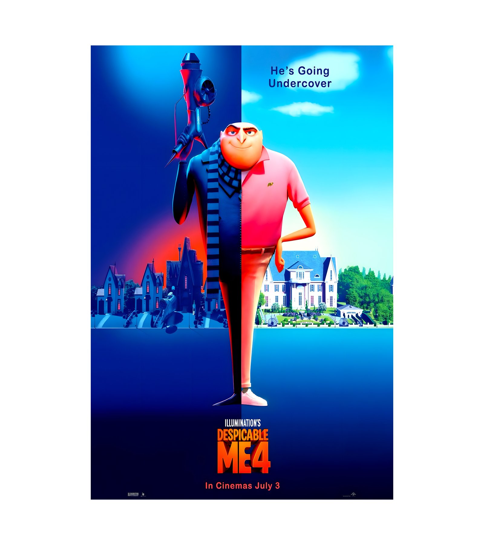 2024 Despicable Me 4 He's Going Undercover 