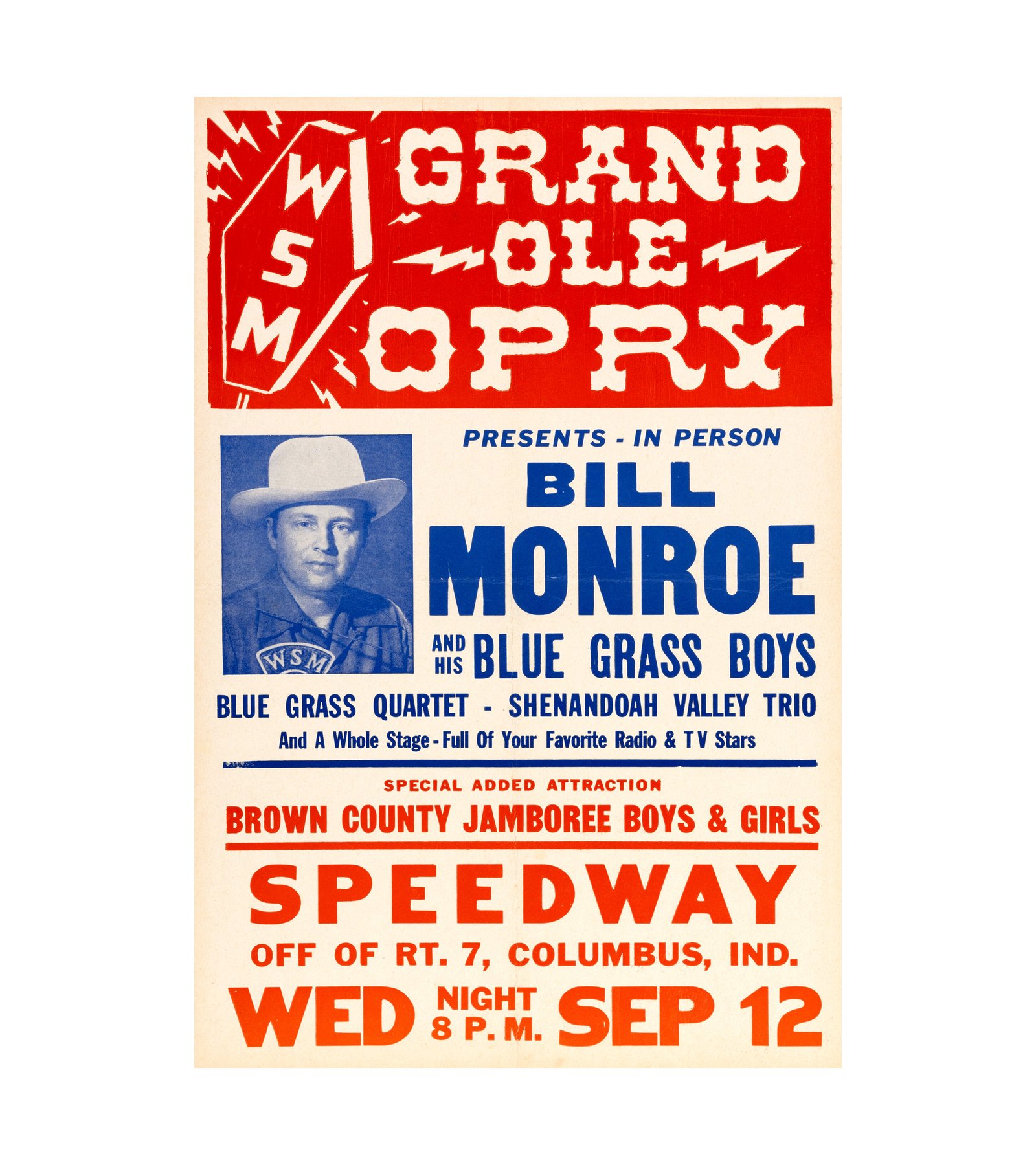 1956 Bill Monroe & His Blue Grass Boys 
