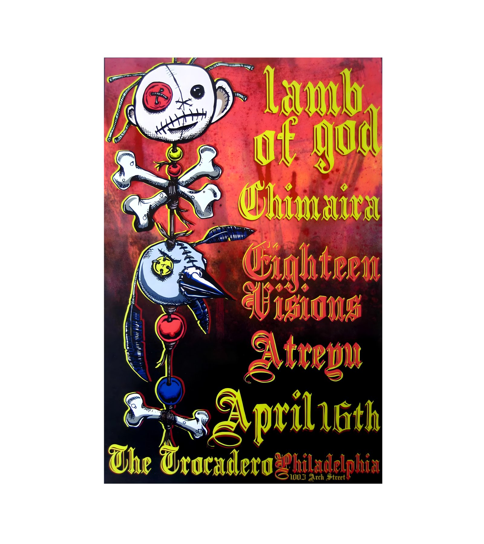 2003 Lamb Of God Philadelphia 