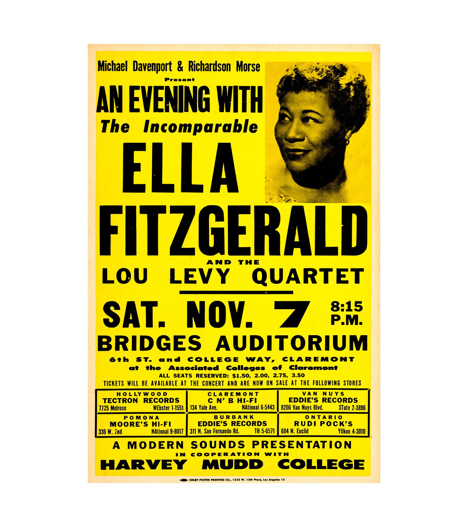 1959 Ella Fitzgerald Bridges Auditorium 