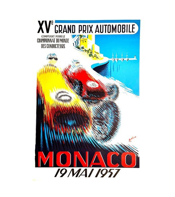 1957 monaco 15th Grand Prix Automobile Race