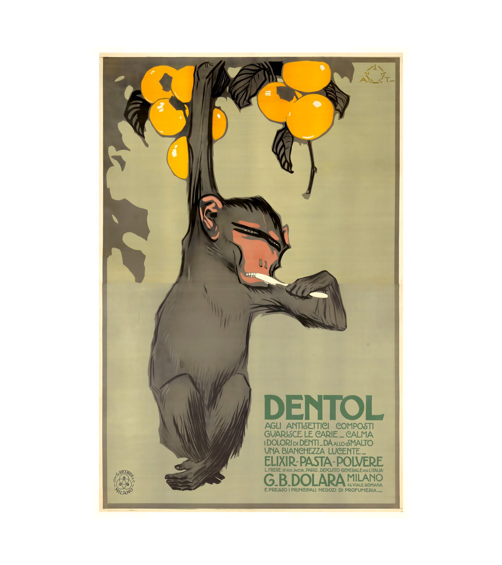 1914 Dentol G. Ricordi Milano 