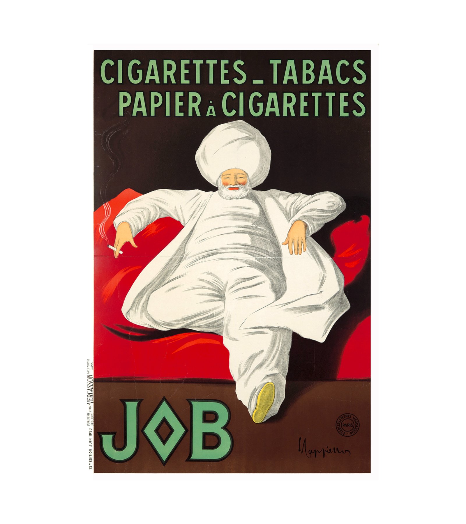 1933 JOB Cigarettes Tabacs