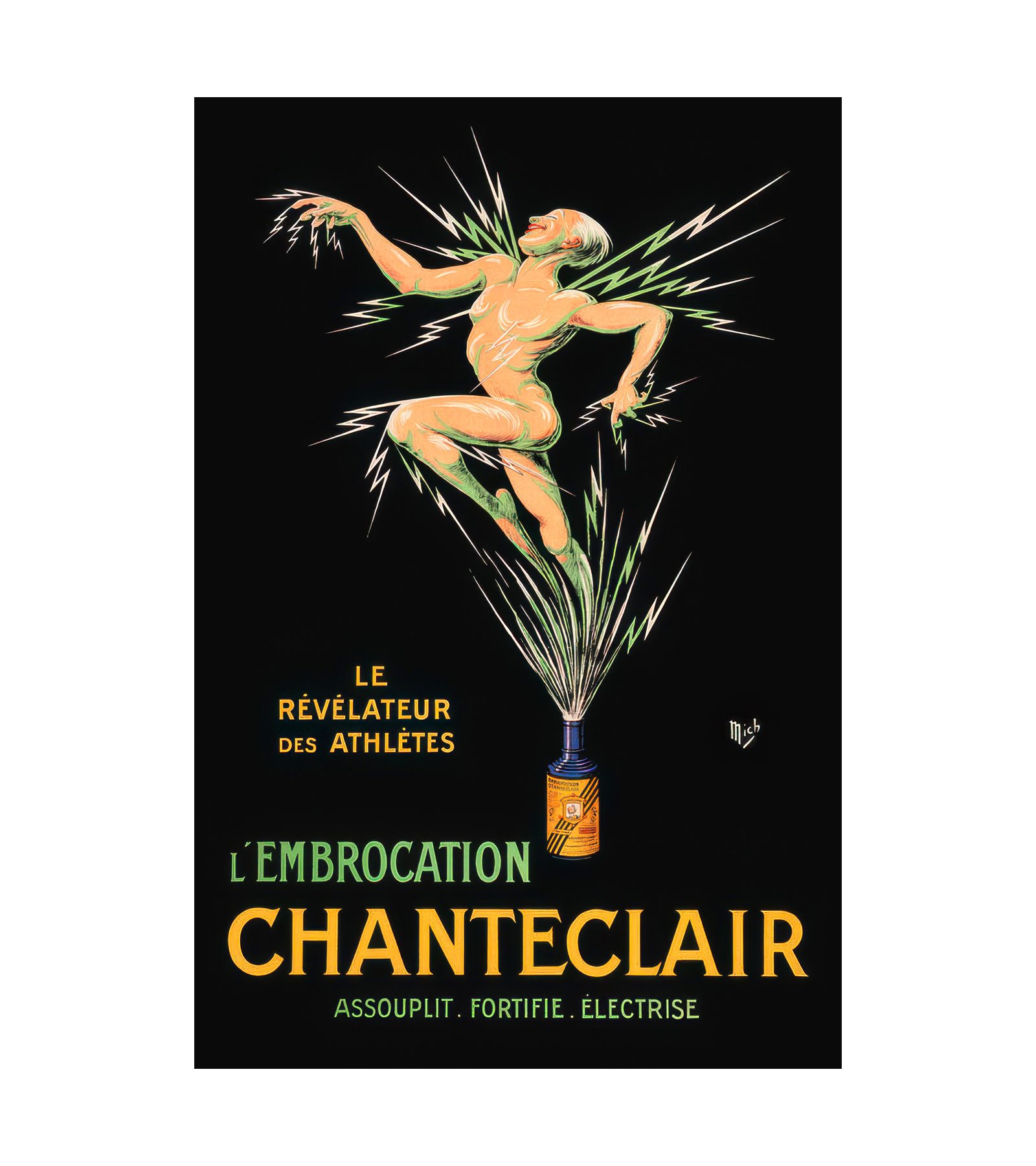1910 L'Embrocation Chanteclair - French