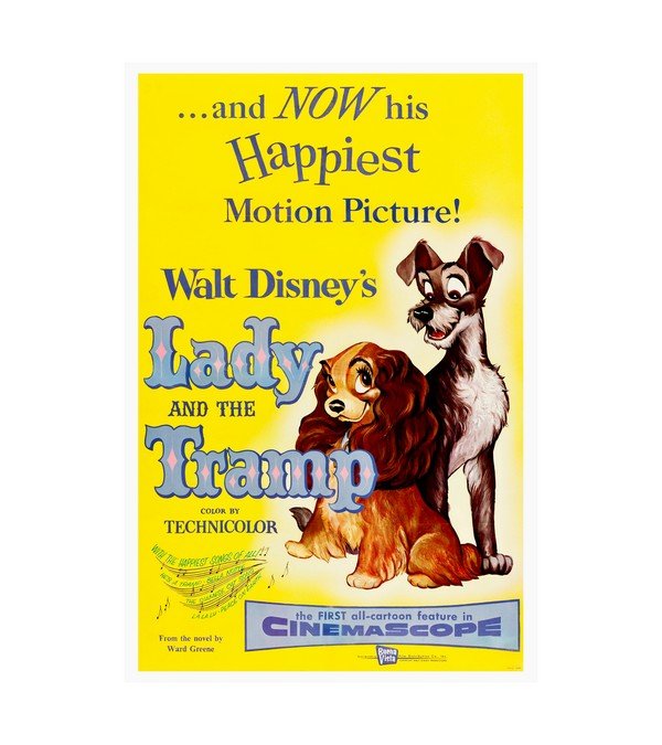 1955 Lady and the Tramp (Buena Vista) 