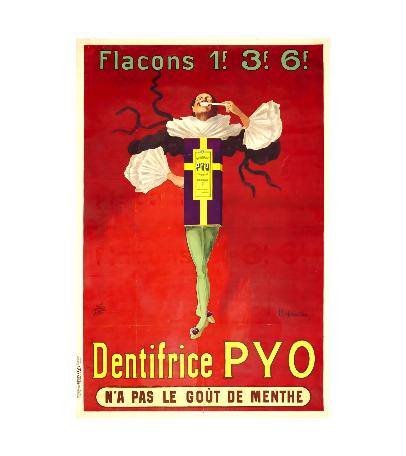 1913 Leonetto Cappiello - Dentifrice PYO 