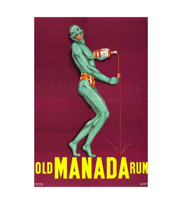 1933 Old Manada Rum - French 