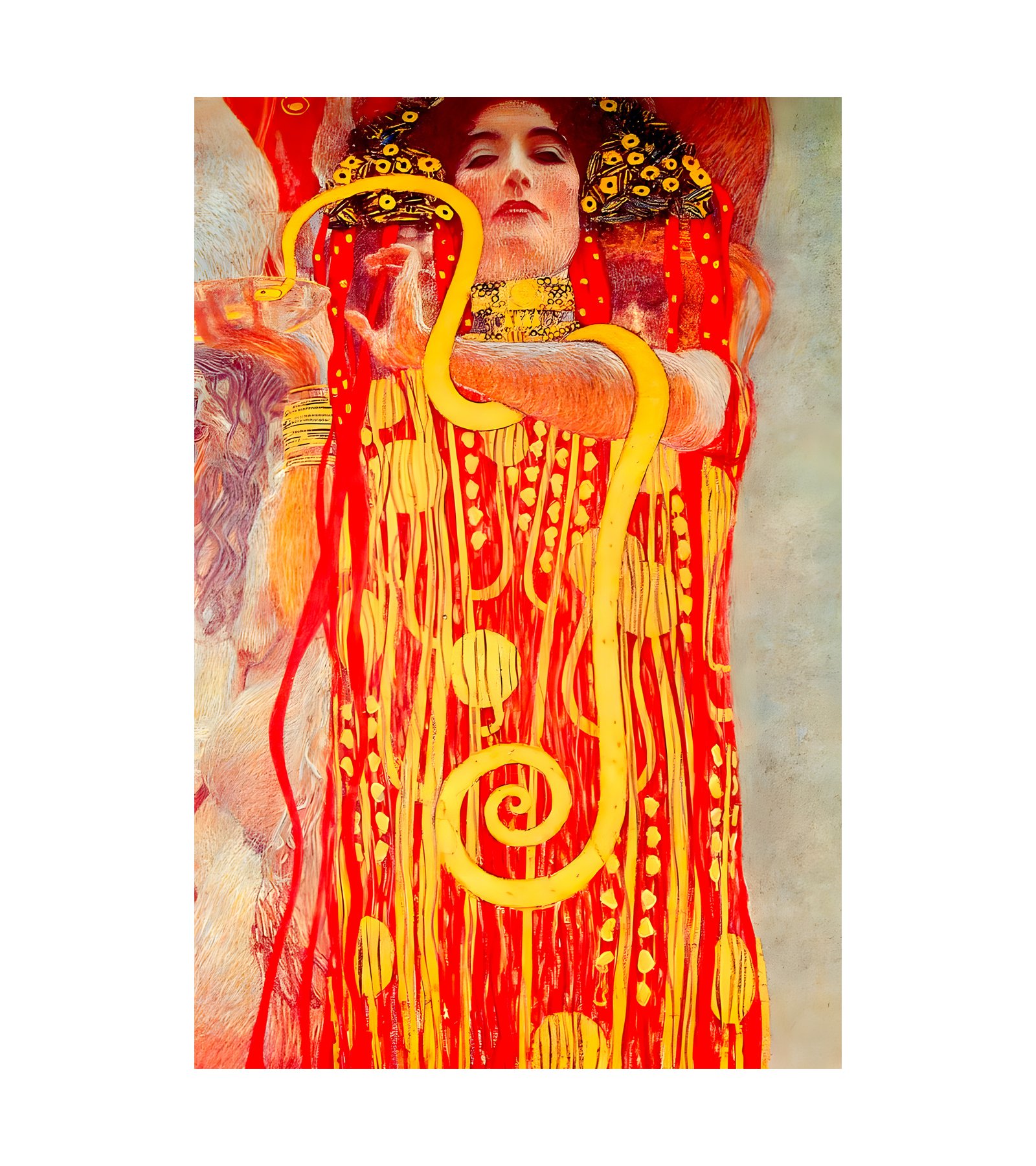 1907 Gustav Klimt - Hygeia of Medicine