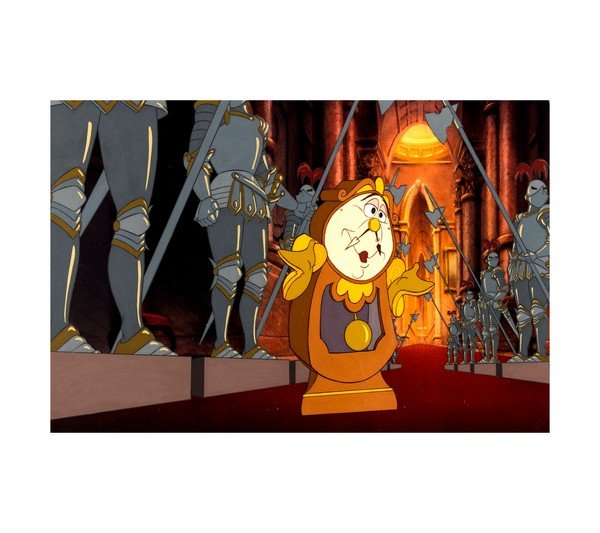 1991 Beauty and the Beast Cogsworth (Walt Disney) 