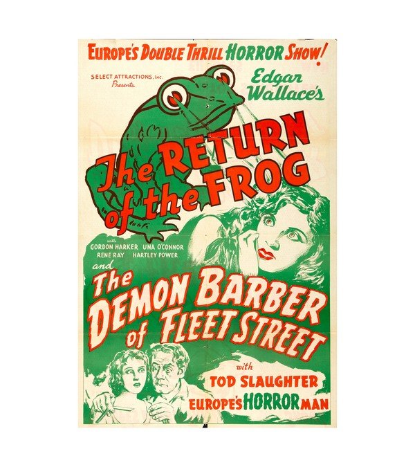 1939 The Return of the Frog The Demon Barber of Fleet Street Combo (Select Attractions) 