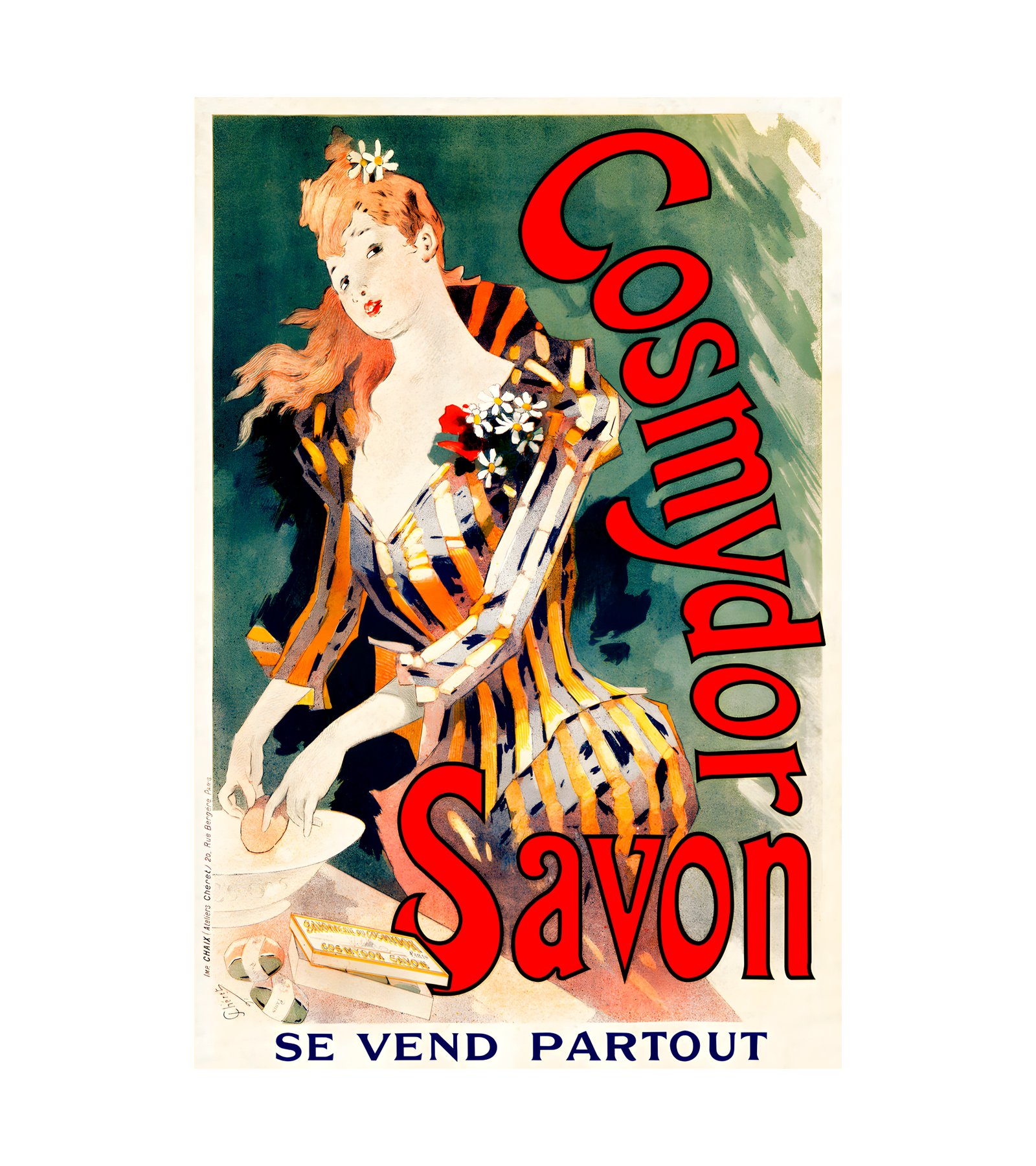 1891 Cosmydor Savon by Cheret 