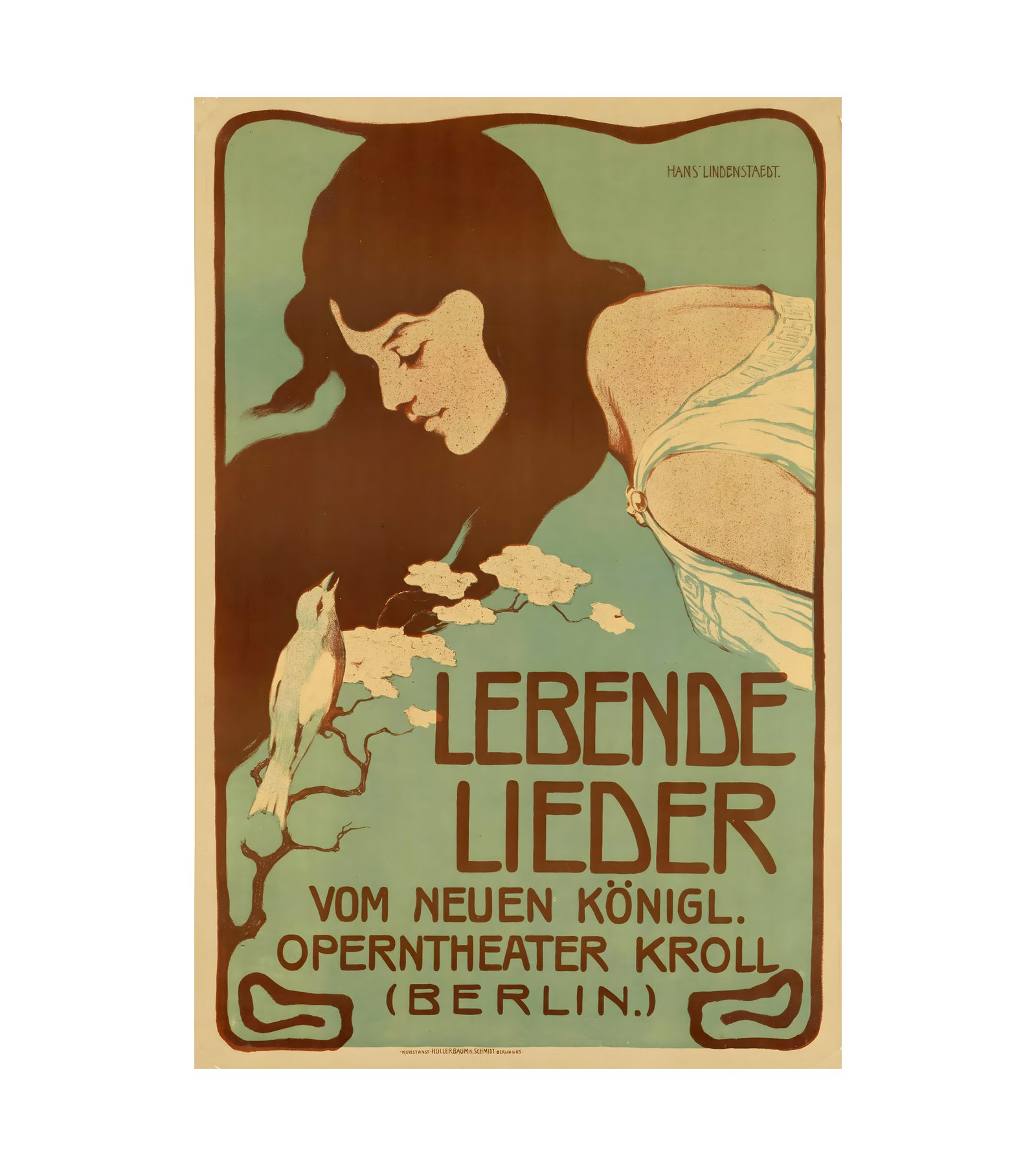 1902 Hans Lindenstaedt - Lebende Lieder vom Neuen Konigl Operntheater Kroll 