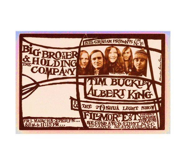 1968 FE-1 Janis Joplin Big Brother Fillmore East