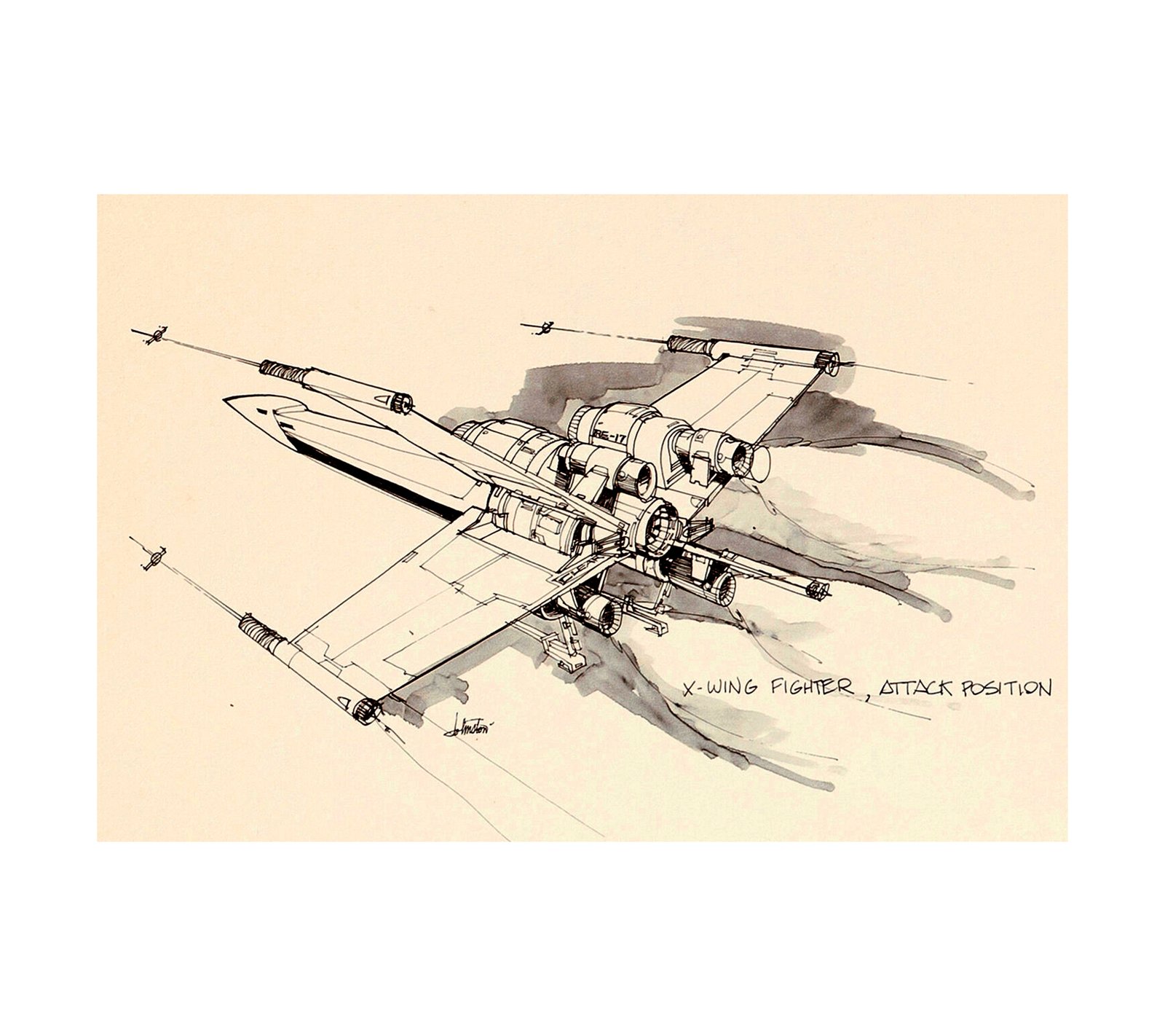 1978 Star Wars- X-wing Attack Position 