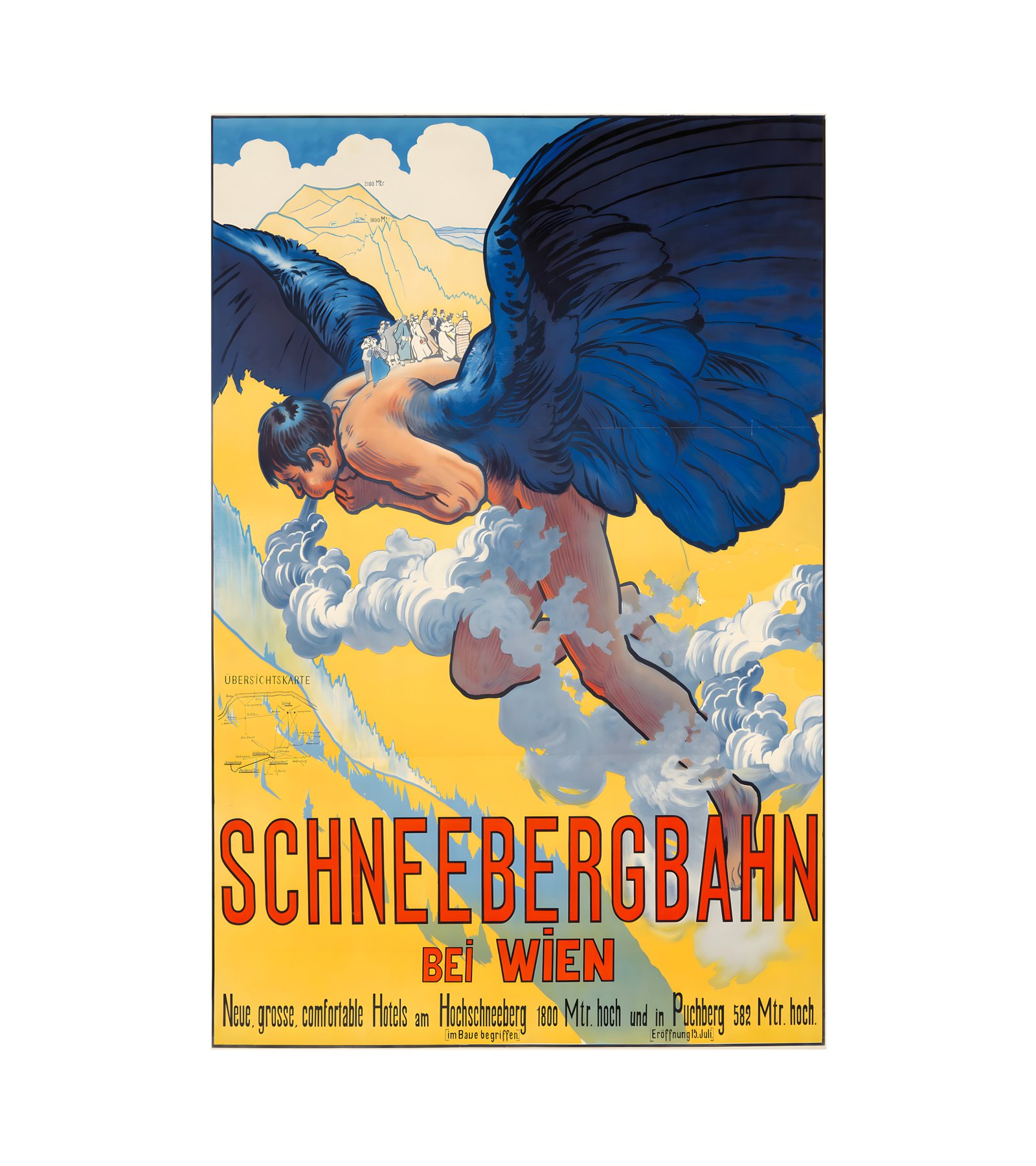 1897 ALFRED ROLLER - Schneebergbahn S. Czeiger, Wien 