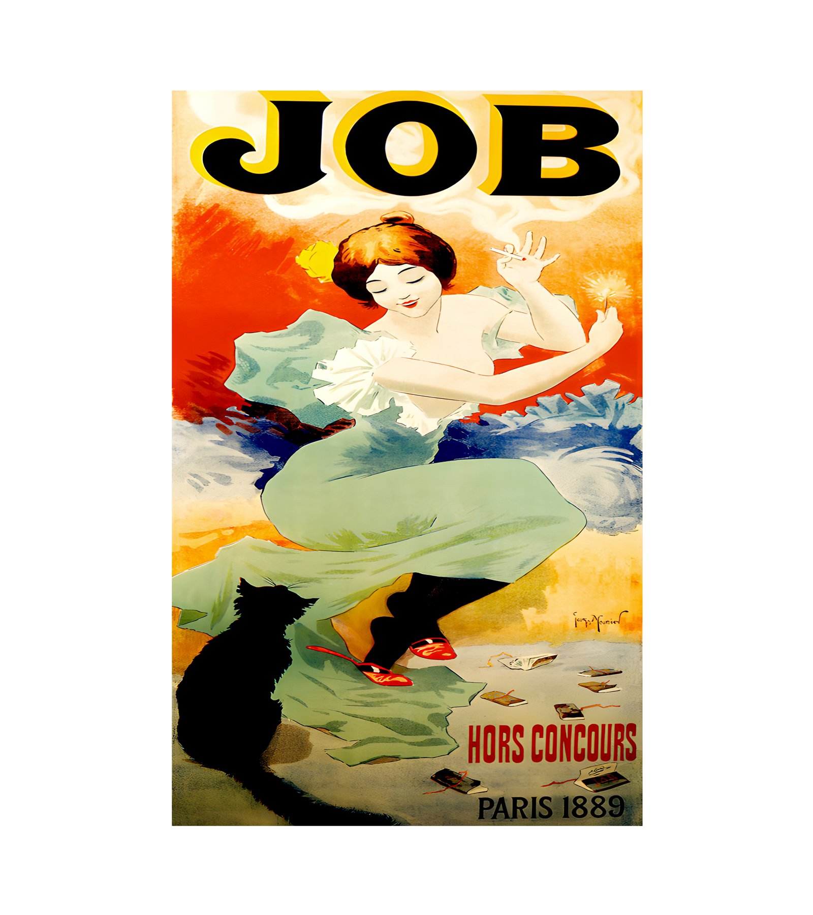 1894 Papier a Cigarettes Job by Meunier 