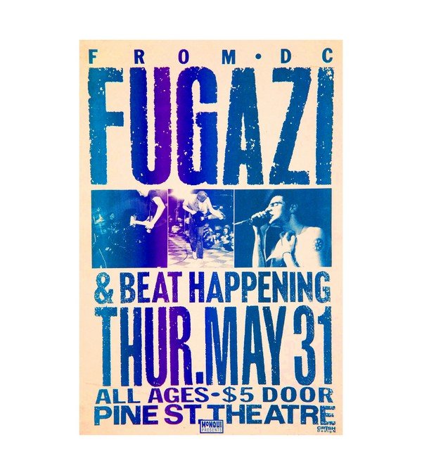 1990 Fugazi Beat Happening Pine Street Theatre  