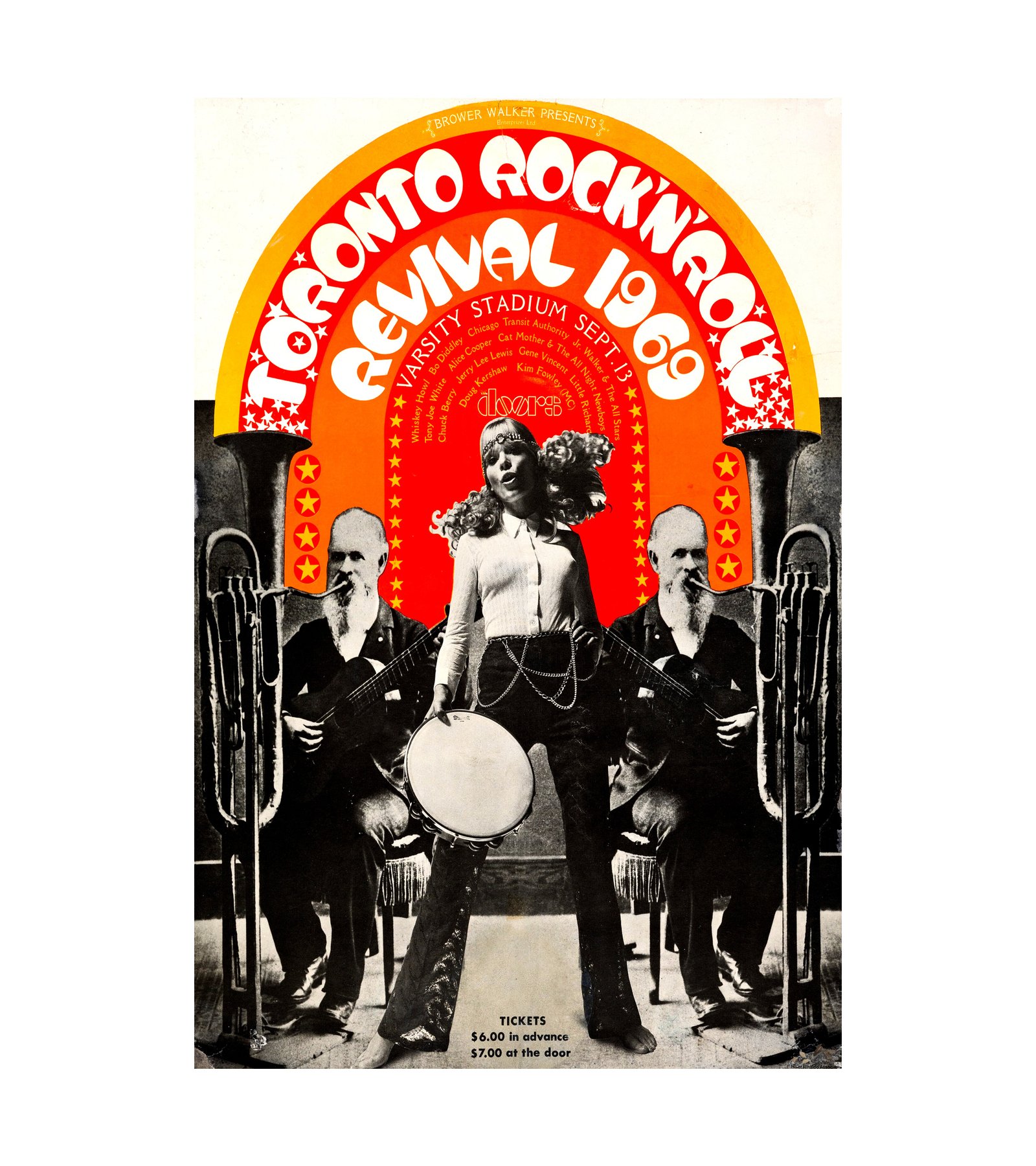 1969 John Lennon Eric Clapton, The Doors Toronto Rock & Roll 