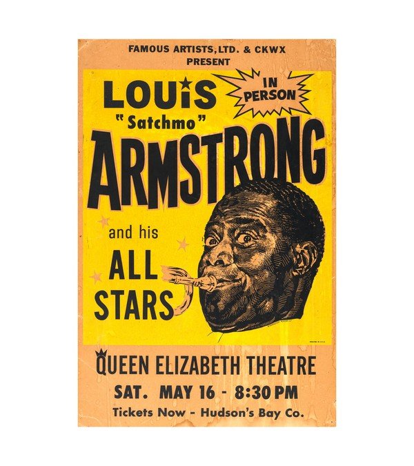1964 Louis Armstrong And His All Stars Queen Elizabeth Theatre 