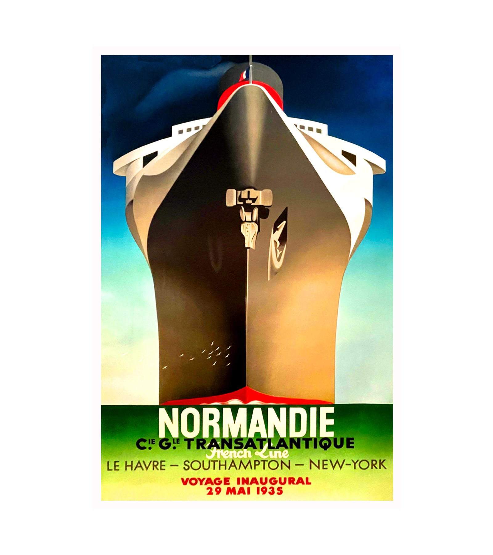 1935 Normandie - A.M. Cassandre 