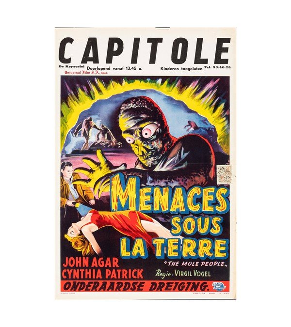 1956 The Mole People (Universal International) Belgian 